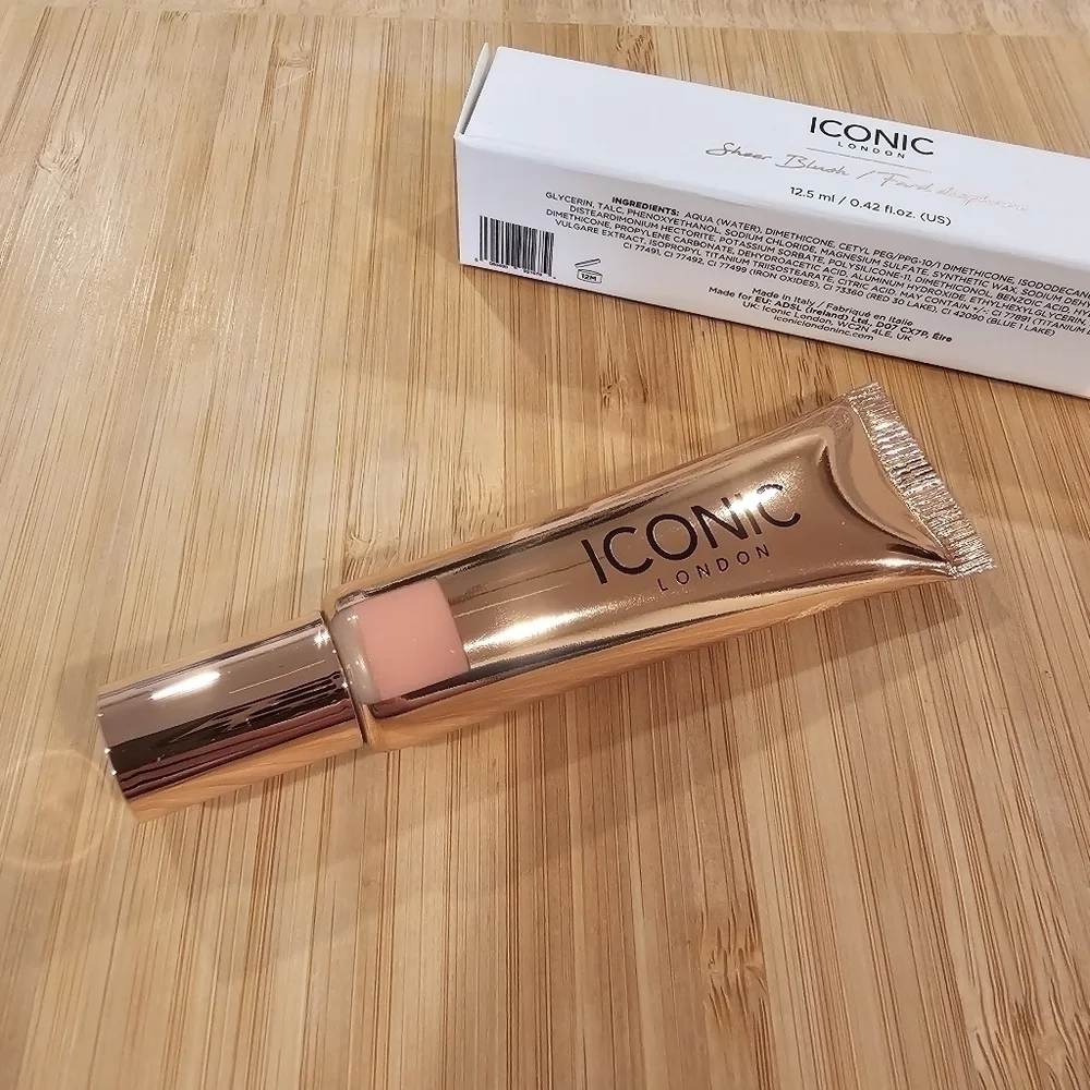 New Iconic London Sheer Blush - Rose Riot, Full Size 12.5 ml (0.42 fl.oz)